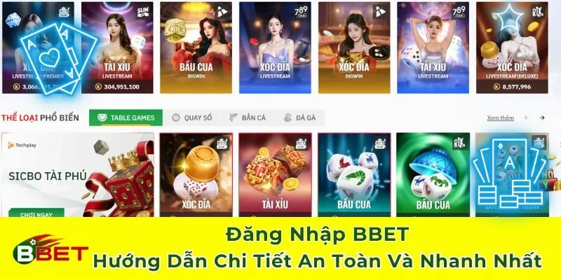 đăng nhập BBET