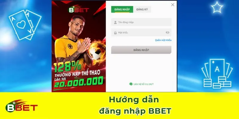 Hướng dẫn đăng nhập BBET