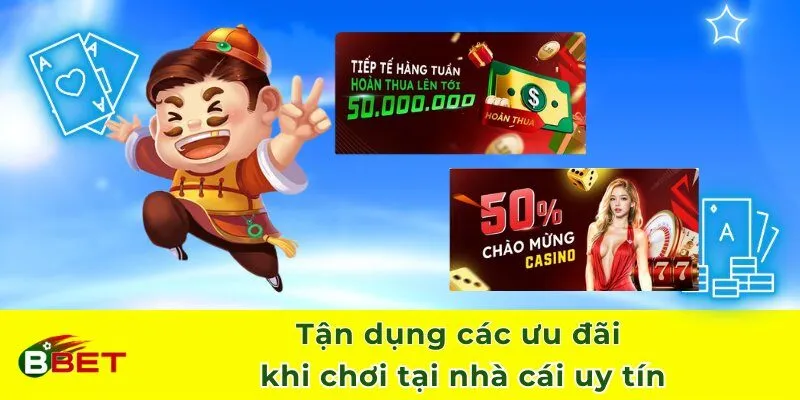 Tận dụng các ưu đãi khi chơi tại nhà cái uy tín